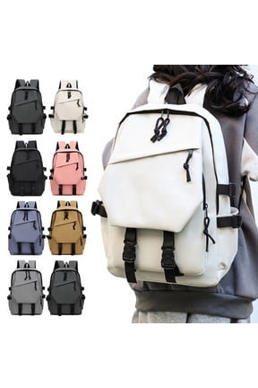 Smart Black Backpack for School, Multi-pocket Design, Wear-resistant, Lightweight, for Ages 6Rd 7th 10th 12th, Primary School, Everyday Carryall, Day Pack