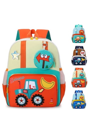 Smart Small Backpack, Wear-resistant, Lightweight, Multi-pocket Design, for Ages 6Rd 7th 10th 12th, Primary School, Everyday Carryall, Day Pack