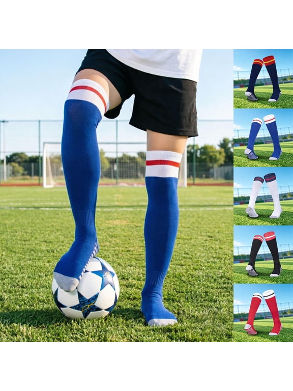 Soccer Socks Team-Sport Knee High Breathable Football Socks for Men Youth Boys Baseball, Softball, Football, Soccer and all Other Sports