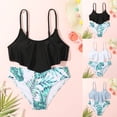 thumbnail image 1 of LILIYA Swimsuit for Girls 2 Piece Relaxed Regular Fit Striped Little Girls' Swimwear Breathable Princess Girls Two Piece Upf 50+ Protection Swim Sets Rashguard Bathing Suit, 1 of 9