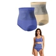 thumbnail image 1 of LILIYA Women's Shapewear Shorts 2-Pack High Waist Tummy Control Plus Size Briefs Body Shaper Thigh Seamless Panties, 1 of 10