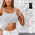 thumbnail image 1 of LILIYA Workout Tops with Built In Bra Sleeveless Loose Fit Lightweight Built-In Bra Tank Adjustable Spaghetti Strap Wirefree Support Running Yoga Vests, 1 of 4