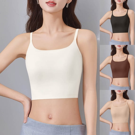 LILIYA Workout Tops for Women Built In Bra Sleeveless Comfy Fashion Tank Shirts Activewear Gym Sports Basic Tanks Y2k Going Out Tops
