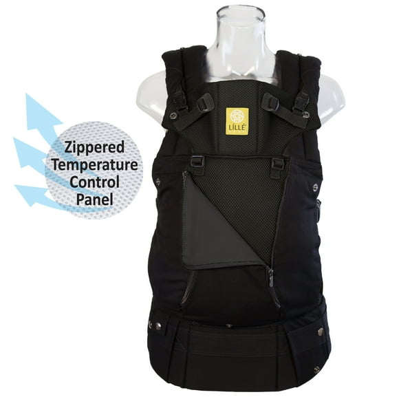 LILLEbaby Complete All Seasons Ergonomic 6-in-1 Black Carrier Newborn-Toddler