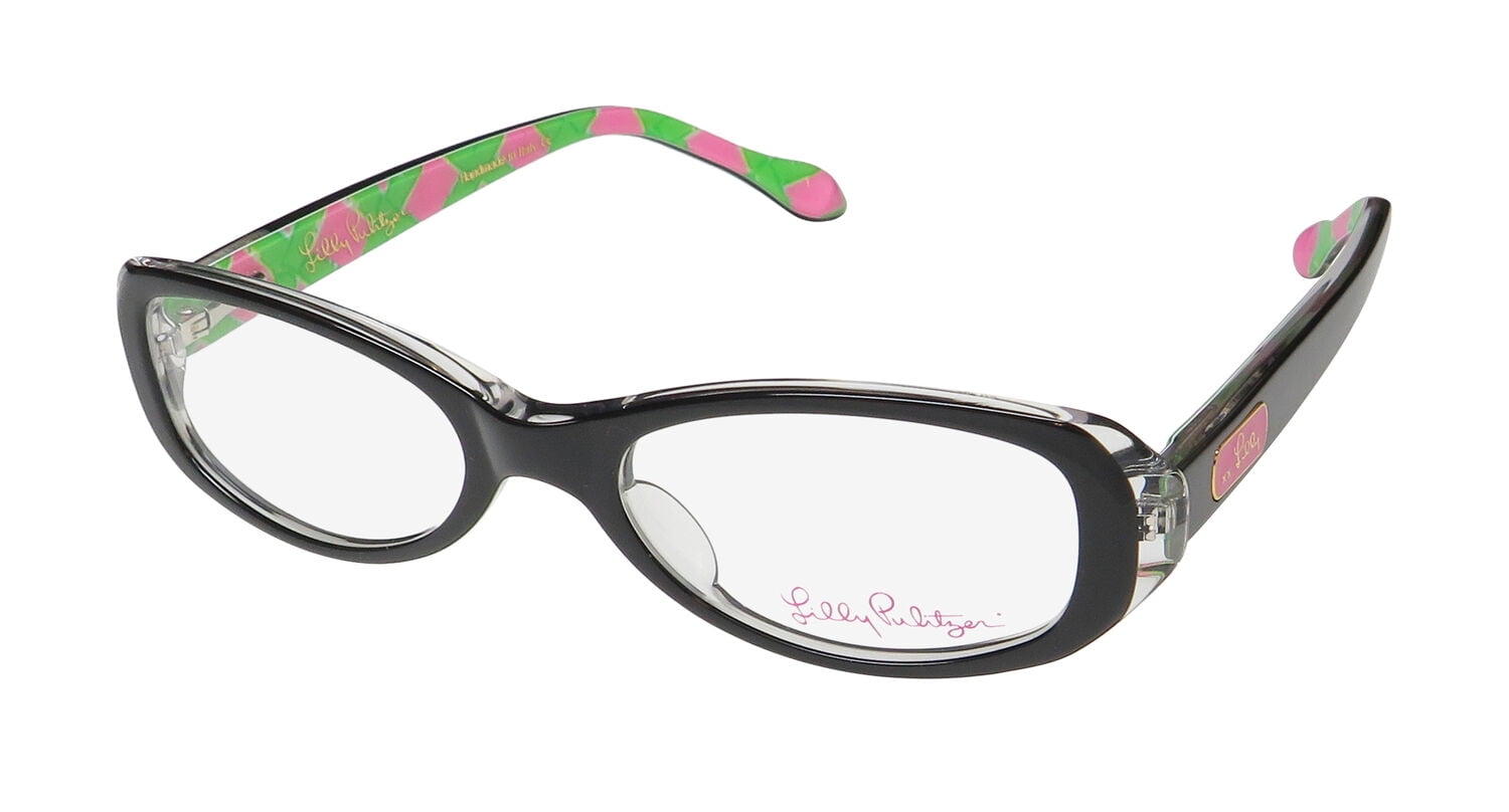 LILLY PULITZER Eyeglasses CLAUDIA Black 44MM - Walmart.com display picture 2