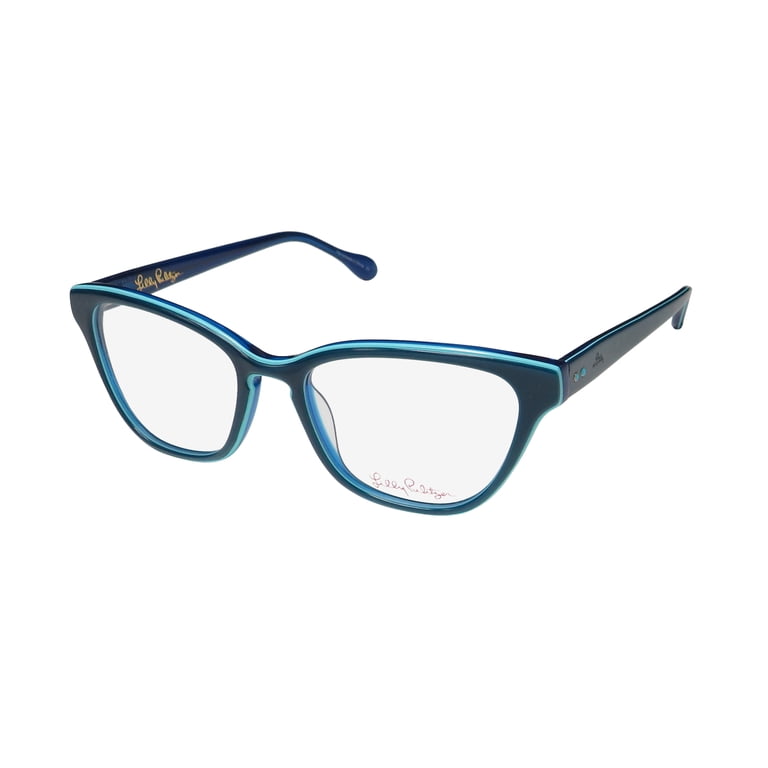 LILLY PULITZER Eyeglasses COPELAND Teal 50MM - Walmart.com display picture 3
