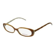 NEW LILLY PULITZER MEG MENS/WOMENS DESIGNER FULL-RIM HONEY / CREAM GENUINE HANDMADE IN ITALY FRAME DEMO LENSES 52-15-135 EYEGLASSES/EYEWEAR