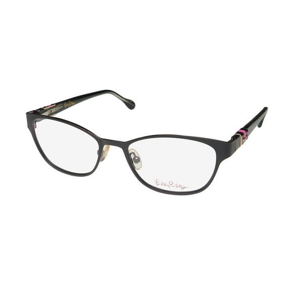 LILLY PULITZER Eyeglasses PALMETTO Black 50MM