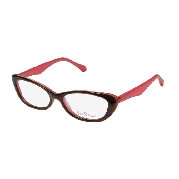 LILLY PULITZER Eyeglasses TAVI Havana Orange 51MM