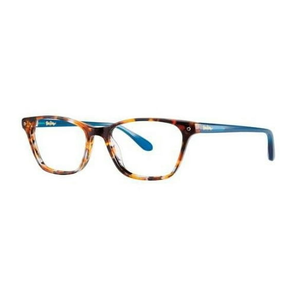 LILLY PULITZER Eyeglasses WHITING Tiger Tortoise 49MM