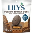 thumbnail image 1 of LILY'S Dark Chocolate Style No Sugar Added Peanut Butter Cups Sweets Bag, 3.2 oz (Packaging may vary), 1 of 1