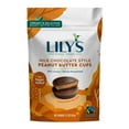 thumbnail image 1 of LILY'S Milk Chocolate Style No Sugar Added Peanut Butter Cups, Gluten Free, Bulk, 3.2 oz, Bags (12 Count), 1 of 2