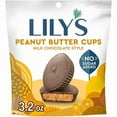 thumbnail image 1 of LILY'S Milk Chocolate Style Peanut Butter Cups No Sugar Added, Sweets Bag, 3.2 oz, 1 of 1