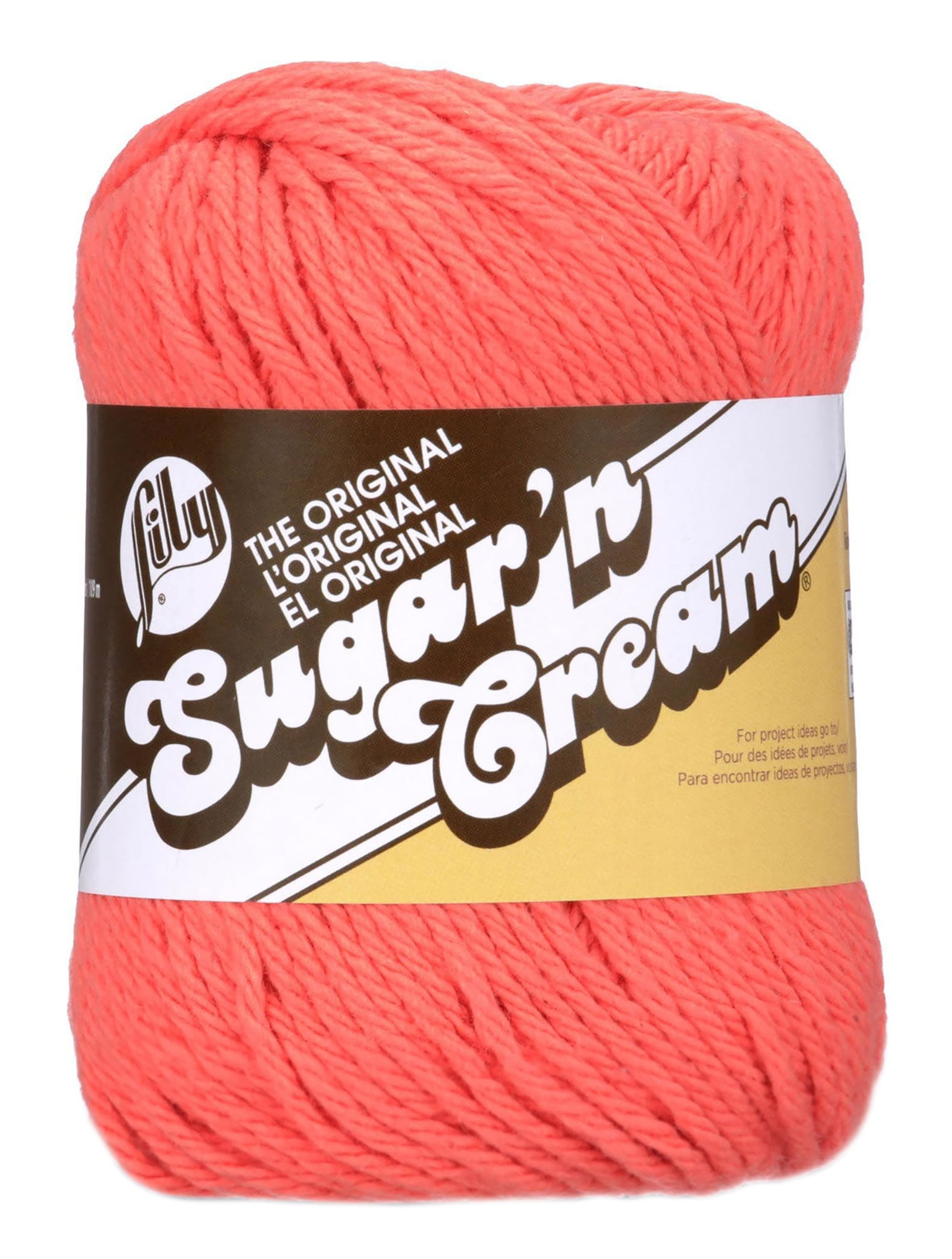 Lily Sugar N'Cream the Original Yarn, Red