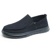 Mens Casual Canvas Loafers Shoes Comfortable Slip-on Shoes (Size 7.5-12Men)