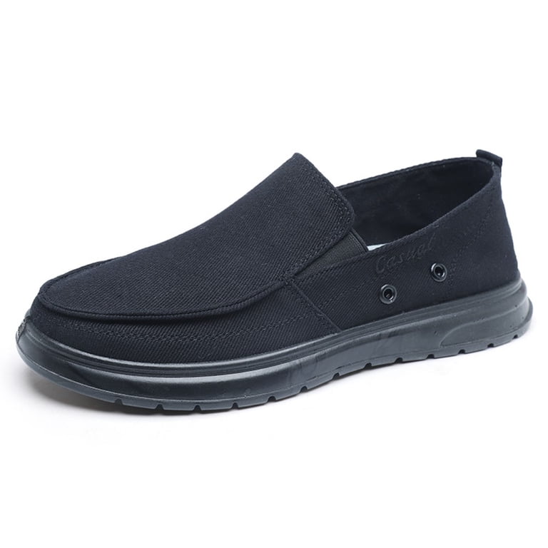 Lilychan Mens Canvas Loafers, Comfortable Lightweight Slip  display picture 1
