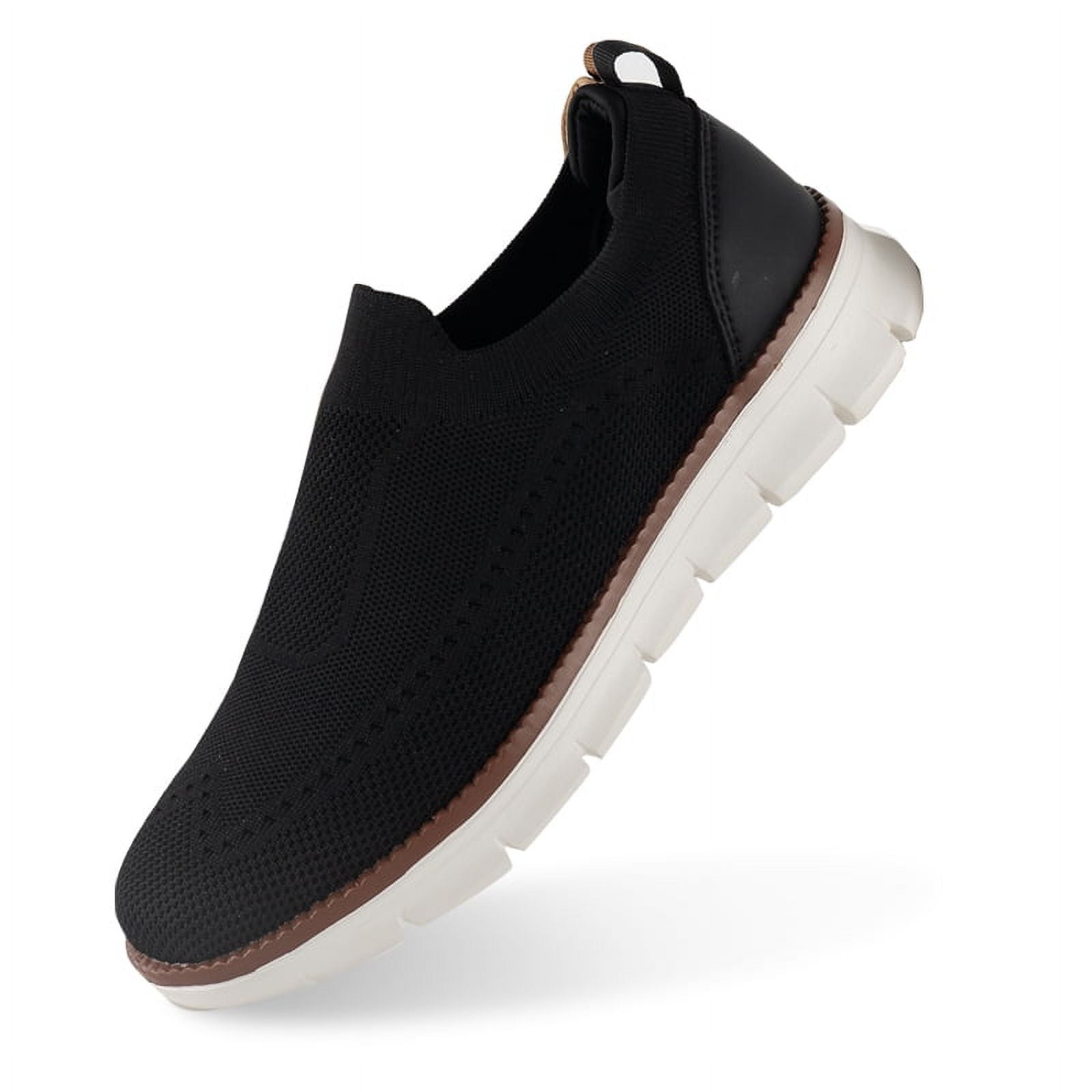 LILYCHAN Mens Casual Canvas Loafers Shoes Oxfords Shoes Knit 