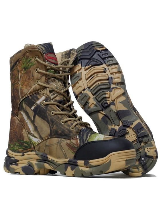 Mens Hunting Boots Hiking Jungle Shoes (Men Size 6.5-11)