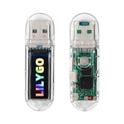 LILYGO T-Dongle-S3 ESP32-S3 Development Board with Screen Dongle 0.96 ST7735 LCD   WiFi, Bluetooth 5.0, MicroPython, 16MB Flash, TF Card Slot