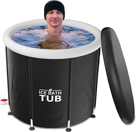 LILYPELLE Ice Bath Tub For Athletes,34inx30in Large Outdoor Ice Bath