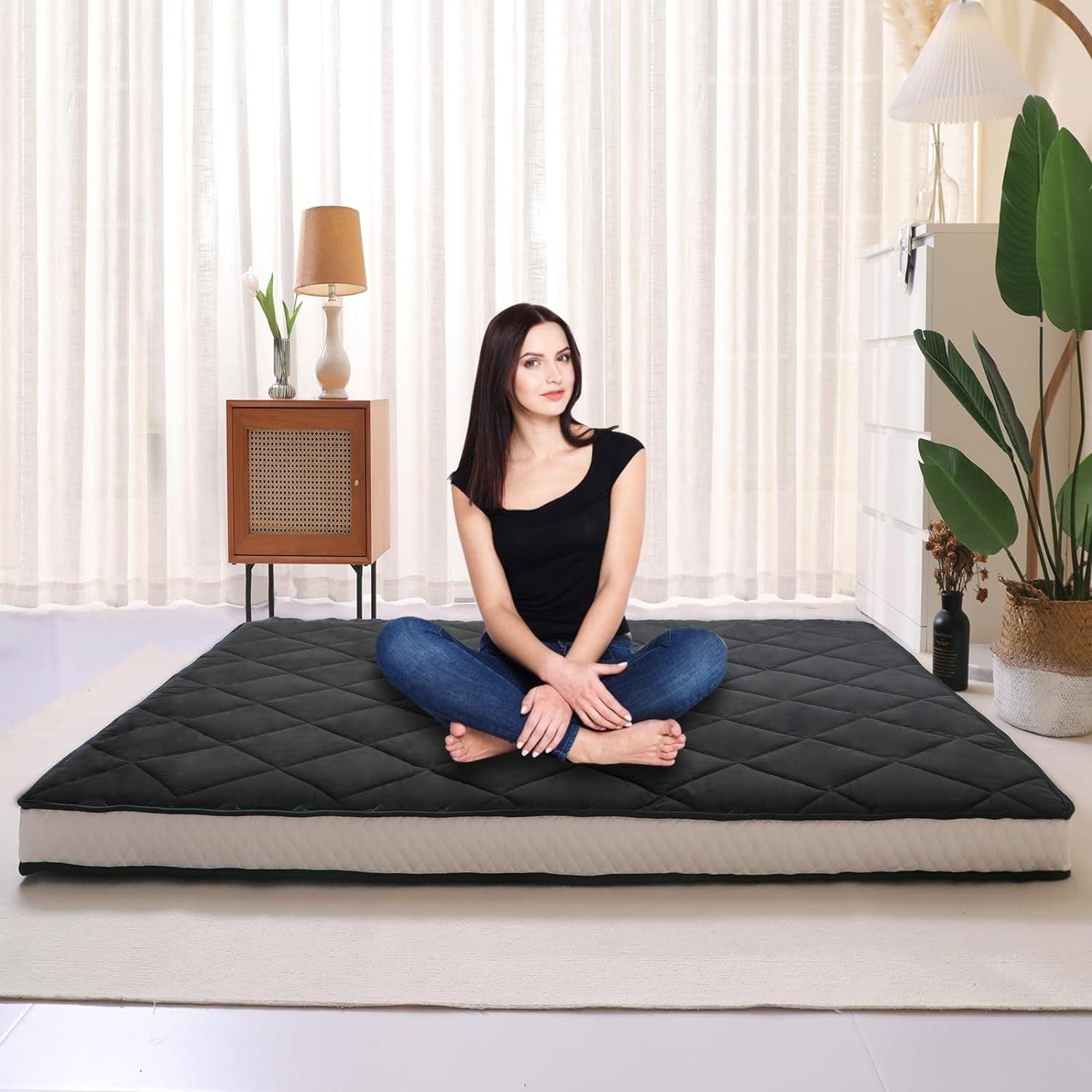 LILYPELLE Japanese Floor Mattress Futon Mattress, Foldable Mattress