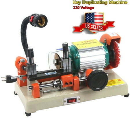 LILYPELLE Key Duplicating Cutter Cutting Machine, Hand-Driven Horizontal Professional Key Copy Machine,110V, 120W