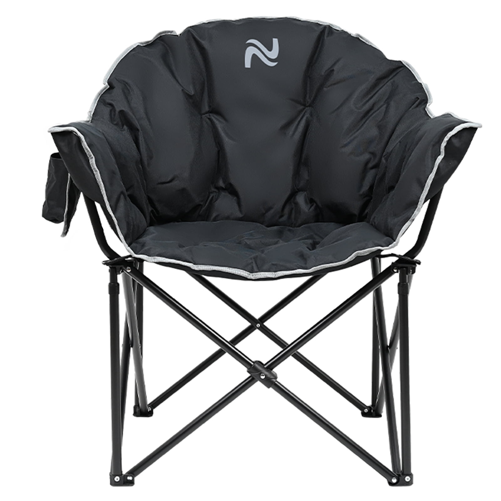 Lilypelle Oversized XL Camping Chair, Portable Full Padded Saucer Chair