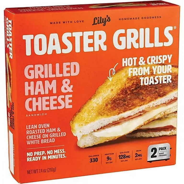 Lily's Toaster Grills® Grilled Ham & Cheese Sandwich, 2 ct / 7.4 oz - Fry's  Food Stores