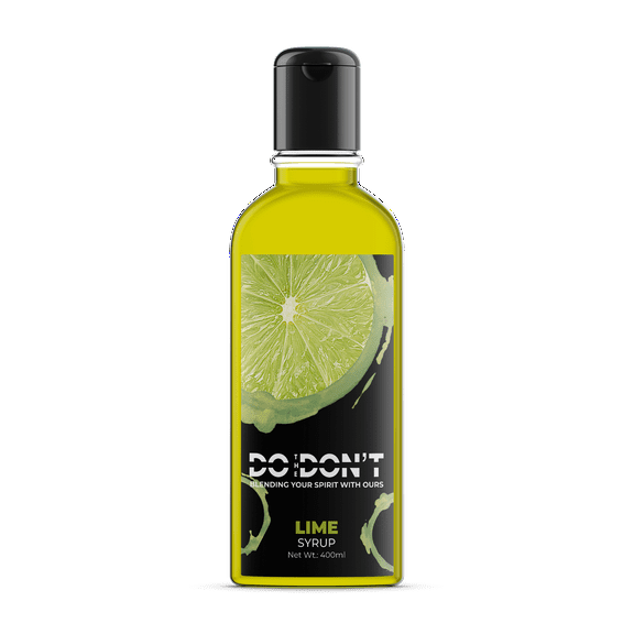 LIME COCKTAIL SYRUP 400ML x 6 units