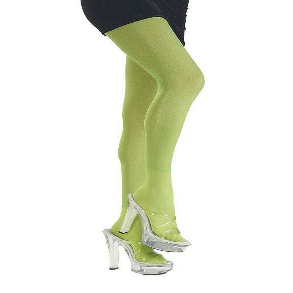 LIME GREEN TIGHTS FOR WOMEN One Size