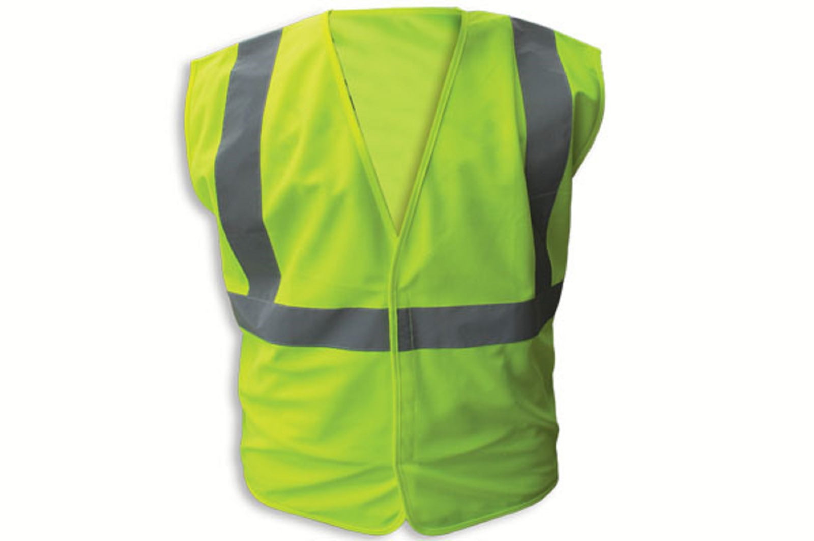 LIME Poly Fabric Reflective Safety Vests, Class 2 - 5XL, 3-Pack