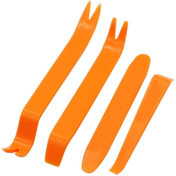 LIMEI 4Pcs Car Panel Removal Tool Set, Plastic, 14cm - 22cm, Automotive Specialty Tools