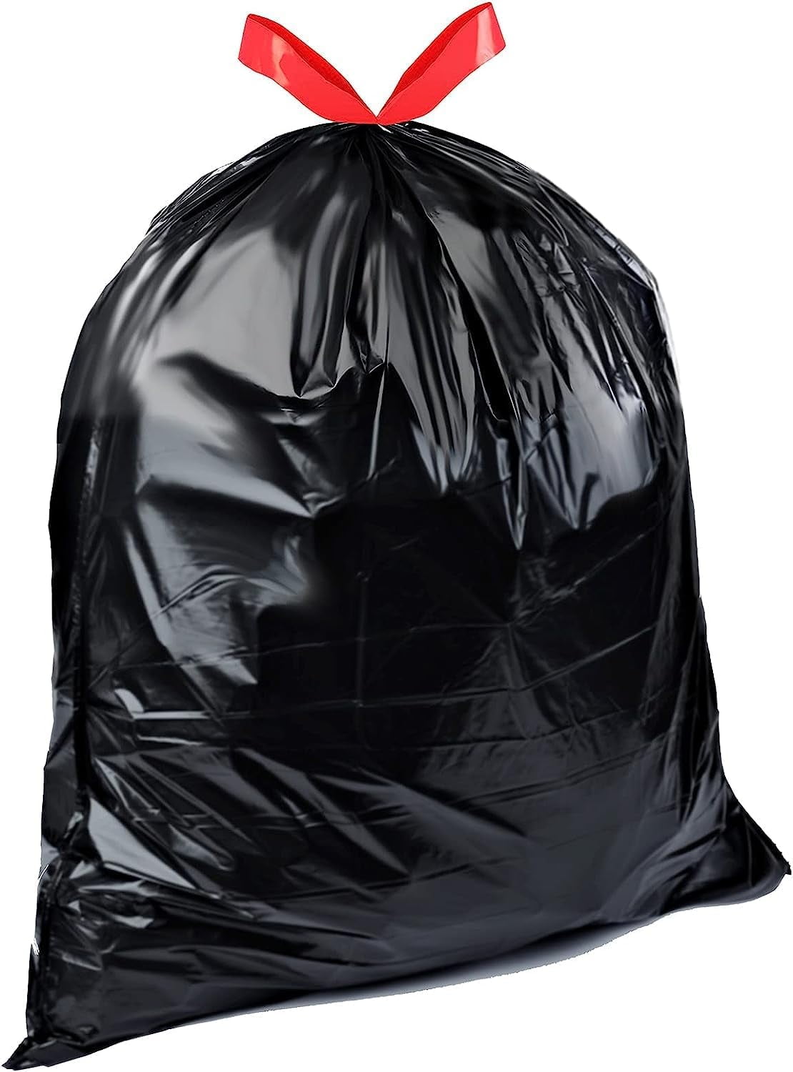 Tasker 40-45 Gallon Trash Bags, (50 Bags w/Ties) Large Black Heavy Duty  Garbage Bags - which also fit 39 Gallon - 40 Gallon - 42 Gallon - 44 Gallon  
