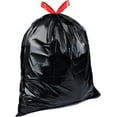 thumbnail image 1 of LIMELINEN 30 Gallon Garbage Trash Bags, 1.2 mil Extra Thick, Drawstring, Leak/Odor-Resistant, For Office/Home/Hospital, Black, 500 Count, 1 of 5