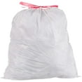 thumbnail image 1 of LIMELINEN Tall Kitchen Trash Bags with Drawstring, 13-gallon White Trash Bag of 0.9 mil Thickness, 200 Count, Leak and Odor-Resistant, Heavy-Duty Plastic Garbage Bags for Home and Commercial Use, 1 of 5