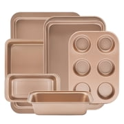 LIMICAR 6-Piece Nonstick Bakeware Set, Carbon Steel Stackable Baking Set for Kitchen, Easy Clean Baking Pan Set for Lasagna Brownie Cookie