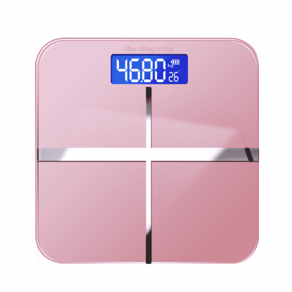 MPBEKING Scale for Body Weight Bathroom Digital Scales Bluetooth Weighing  Scale, High Accuracy, Unlimited Users, Easy-to-Read Backlit LCD Dispaly,  Round Corner Design 400 lb - White