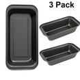 thumbnail image 1 of LIMICAR Loaf Pan, 3-Piece Nonstick Bread Pan for Baking,8x4 In Carbon Steel Bread Loaf Pan, Oven-Safe, Easy Clean, Perfect for Homemade Bread and Pound Cakes, 1 of 11