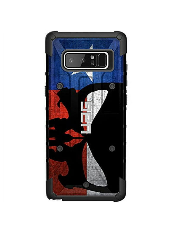 LIMITED EDITION - Authentic UAG- Urban Armor Gear Case for Samsung Galaxy Note 8 Custom by EGO Tactical- Weathered Texas State Flag, Punisher Sideways