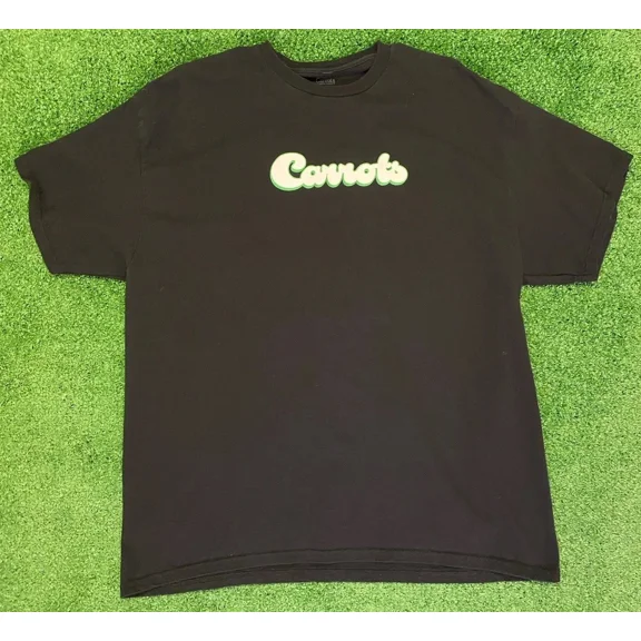 LIMITED EDITION Carrots by Anwar Carrots T Shirt Mens XL Streetwear Black Hype Beast Y2K 2010s