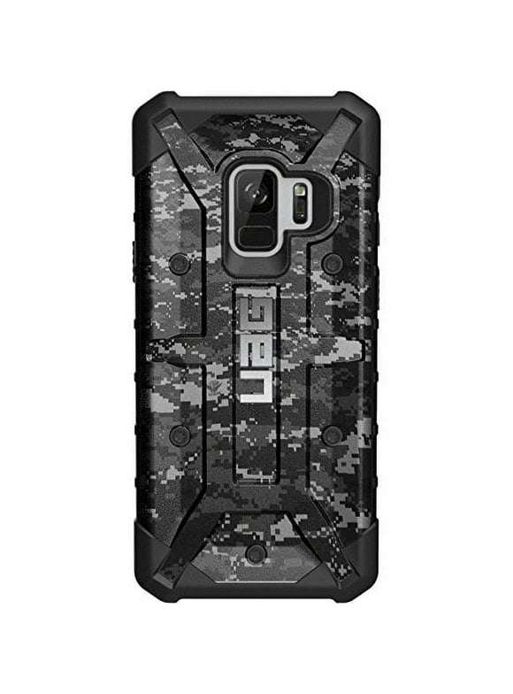 LIMITED EDITION - Customized Designs by Ego Tactical over a UAG- Urban Armor Gear Case for Samsung Galaxy S9 (Standard 5.8")- Black Digital Camouflage