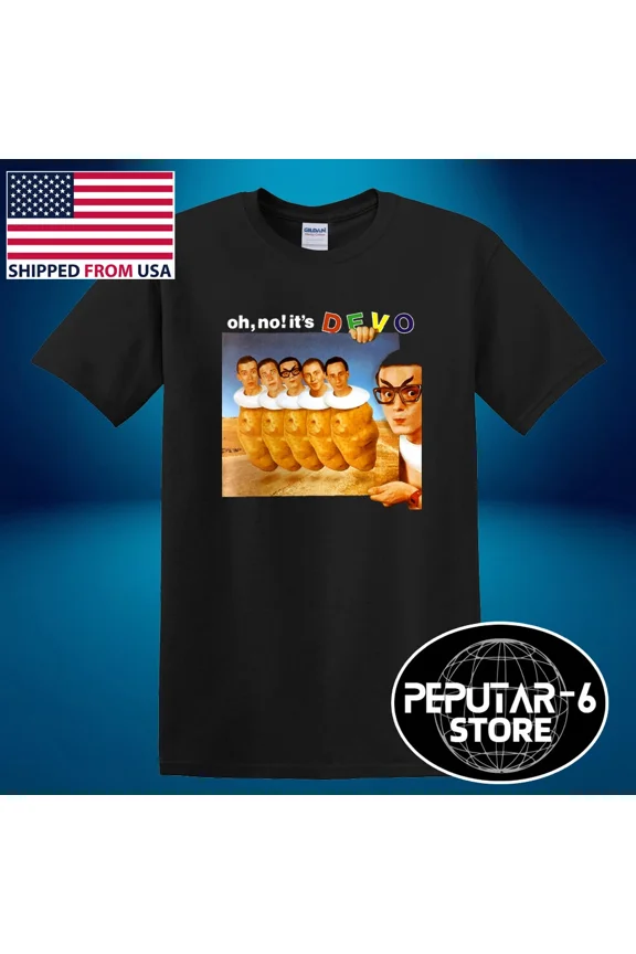 LIMITED EDITION Devo Oh No It's DEVO Men's Black Size S-3XL