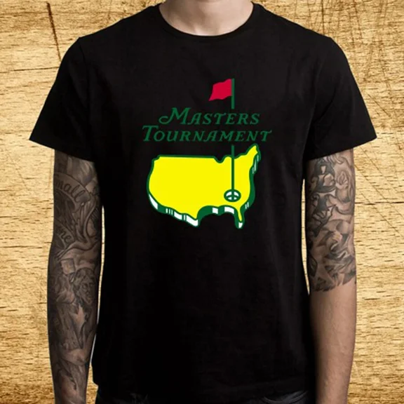 LIMITED EDITION Masters Tournament Golf Black T-Shirt Size S-5XL
