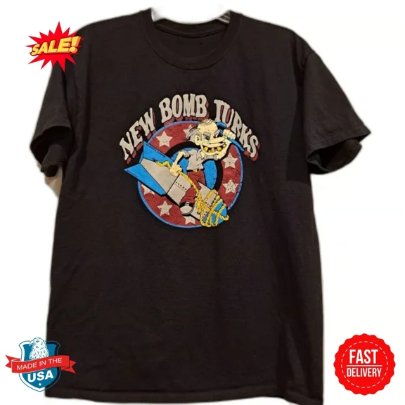 LIMITED EDITION New Bomb Turks band t-shirt black S-5XL