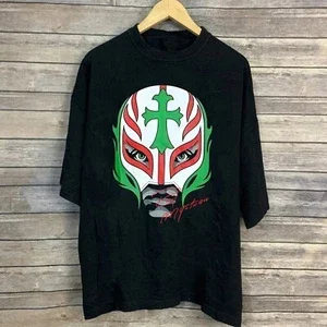 LIMITED EDITION New Rey Mysterio 90s Cotton Black T-Shirt