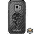 thumbnail image 1 of LIMITED EDITION Pelican Shield Kevlar Case for Samsung Galaxy S9 Designs by Ego Tactical with up to 24-foot drop protection: Black Camo Punisher, 1 of 5