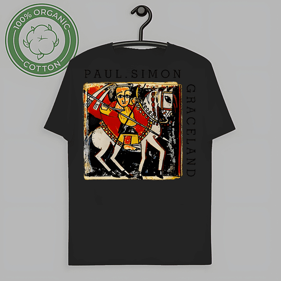 LIMITED EDITION Studio18 Eleven Paul Simon T-Shirt Graceland Tour 1987 Classic Concert Wear, for unisex up to 5XL.-TH56730