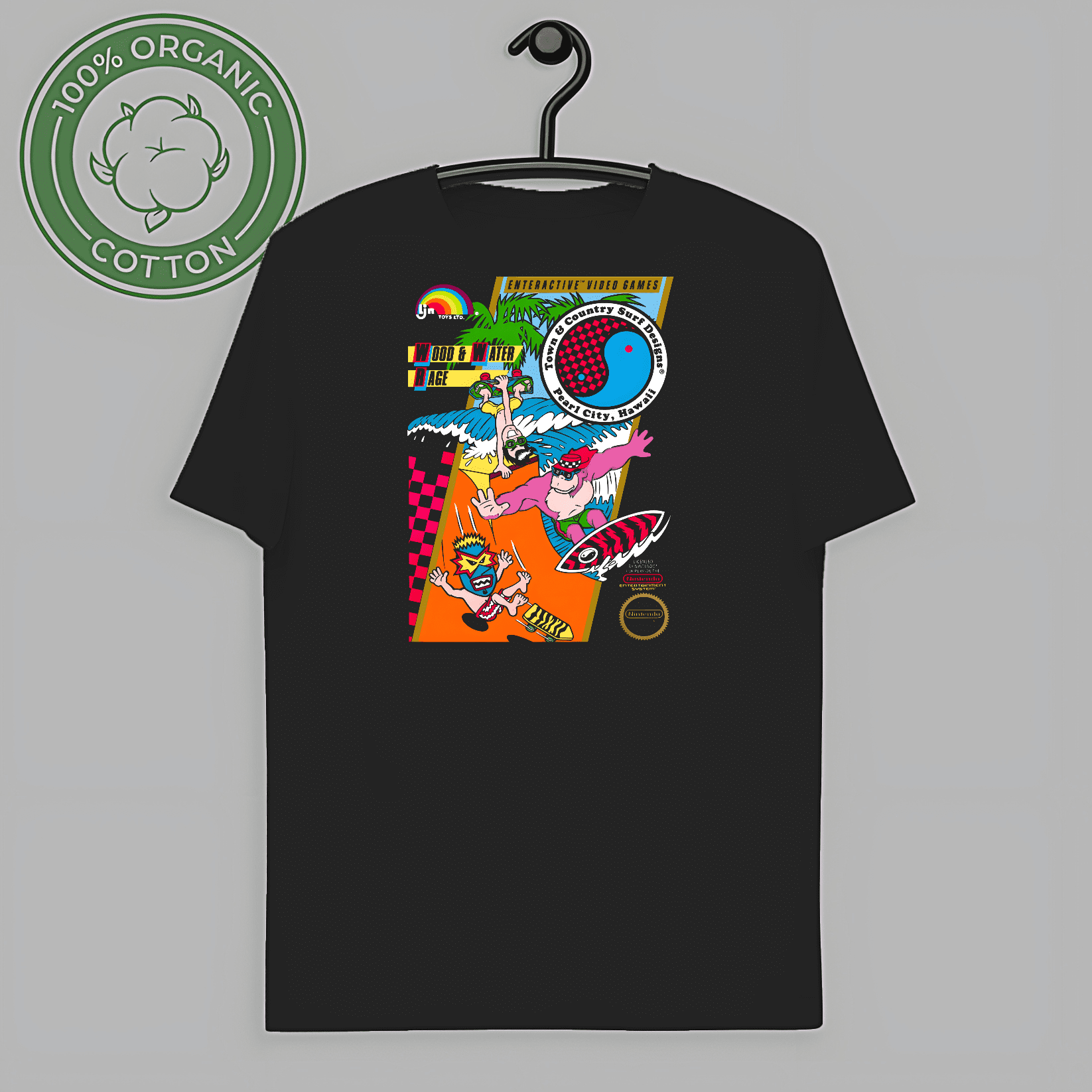 LIMITED EDITION T & C Country Surf Designs Unisex tee, for men & women, up to size 5XL. Edgy Streetwear Shirt-TH57534