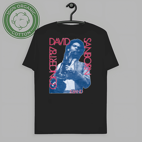 LIMITED EDITION Thank you memories David Sanborn Music All size White Shirt-TH61624