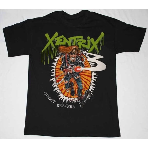 LIMITED EDITION Xentrix Band Ghost Busters Tour Shirt Classic Black Unisex S-5XL E1596
